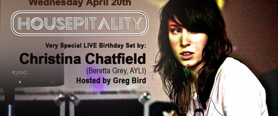 Christina Chatfield LIVE at Housepitality